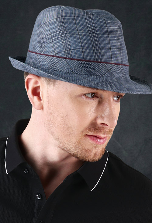 트라파니(Trapani) 라이트 블루 체크