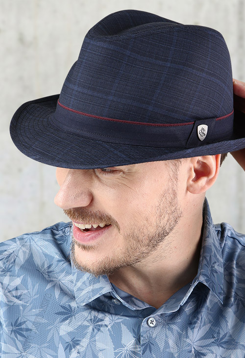 트라파니(Trapani) 네이비 체크